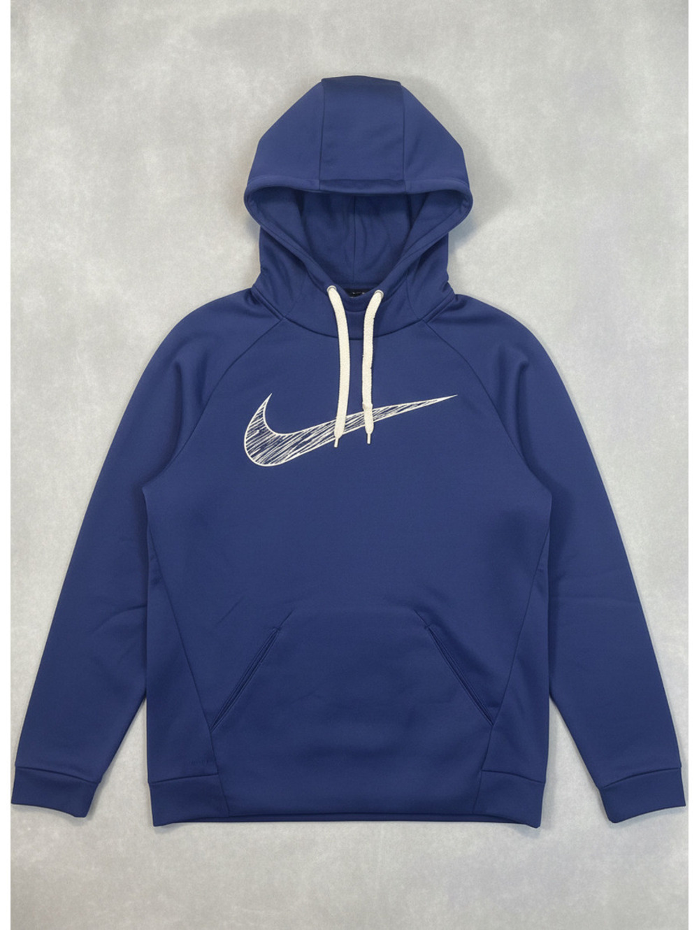 Nike Men's Hoodie Dri-FIT Pullover Logo Navy Blue Small